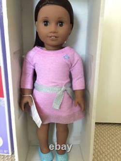 NEW American Girl TM #47 Doll, Sonali look-a-like, dark skin, brown hair & eyes