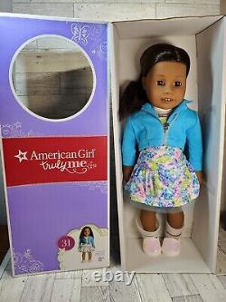 NEW American Girl Truly Me JLY 18 DOLL #31 dark skin textured brown hair