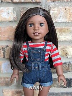 Nanisca Custom American Girl Doll OOAK Black Brown Hair Brown Eyes Claudie