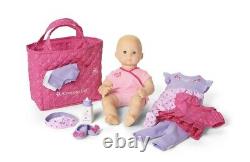 New American Girl Bitty Baby Doll & Accessories Blond Blue Eyes Outfits Bag Etc