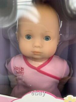 New American Girl Bitty Baby Doll & Accessories Blond Blue Eyes Outfits Bag Etc