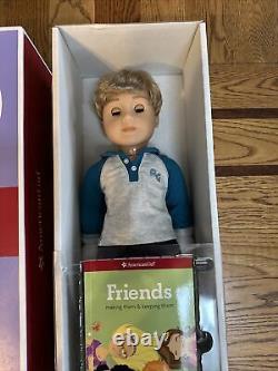 New American Girl Truly Me Boy Doll #74 Blonde Hair Blue Eyes with Box Retired