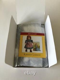 New in Box! RETIRED! American Girl Kirsten Baking Outfit Dress Ribbons Clogs