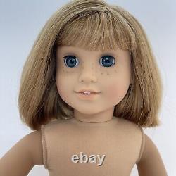 Nude Doll Only 18 American Girl Nellie Strawberry Blond dark blue eyes bangs