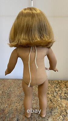 Nude Doll Only 18 American Girl Nellie Strawberry Blond dark blue eyes bangs