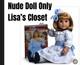Nude Doll Only. No Orange Tint! Pleasant Co. Nellie American Girl Doll Bangs