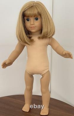 Nude Doll Only. No Orange Tint! Pleasant Co. Nellie American Girl Doll Bangs