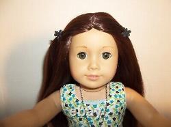OOAK American Girl Doll Auburn Hair, Brown Eyes