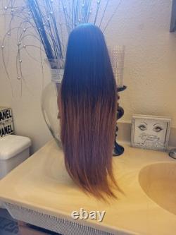 OOAK American Girl Doll with Extra long hair human hair and Freckles