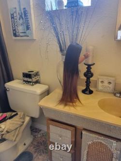 OOAK American Girl Doll with Extra long hair human hair and Freckles