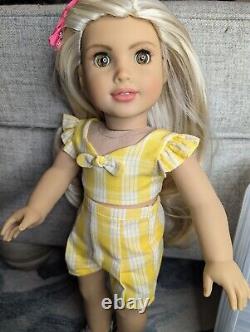 OOAK Custom Repainted American Girl Doll JOSS Mold REPAINTED Green Eyes Outfit