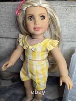 OOAK Custom Repainted American Girl Doll JOSS Mold REPAINTED Green Eyes Outfit