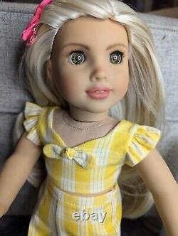 OOAK Custom Repainted American Girl Doll JOSS Mold REPAINTED Green Eyes Outfit