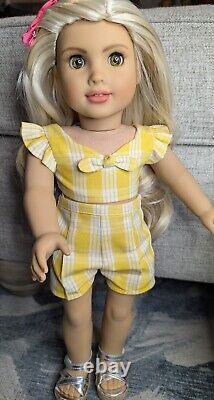 OOAK Custom Repainted American Girl Doll JOSS Mold REPAINTED Green Eyes Outfit