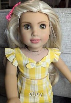 OOAK Custom Repainted American Girl Doll JOSS Mold REPAINTED Green Eyes Outfit