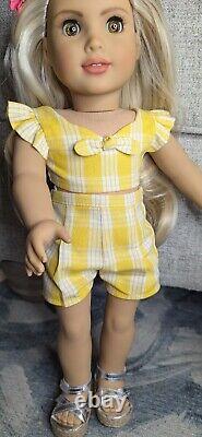 OOAK Custom Repainted American Girl Doll JOSS Mold REPAINTED Green Eyes Outfit