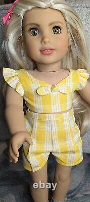 OOAK Custom Repainted American Girl Doll JOSS Mold REPAINTED Green Eyes Outfit