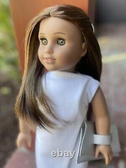 OOAK Glamorous American Girl Doll Green Eyes, Tan Skin, Chic Outfit