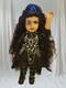 OOAK Gothic American Girl Doll with Human Hair