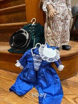 Original 1991 Pleasant Company Felicity American Girl Doll and 3 Outfits