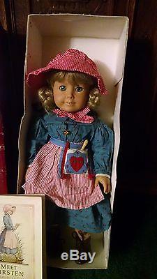 Original pre Mattel 1986 American Girl Doll, Kirsten Larsen and most accessories