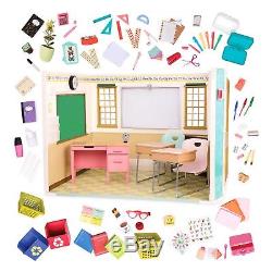 Our Generation Awesome Academy School Room Set Fits American Girl Doll COMPLETE
