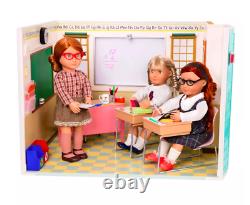 Our Generation Doll School Room House Set American Girls 18 Dolls Accessories