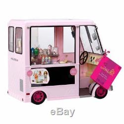 Our Generation for American Girl Doll 18 Sweet Stop Ice Cream Truck Pink