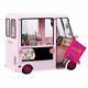 Our Generation for American Girl Doll 18 Sweet Stop Ice Cream Truck Pink