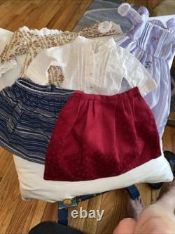 PLEASANT COMPANY Doll Lot Of 7 Historic pieces/ Outfits 18 Inch RETIRED