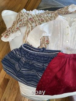 PLEASANT COMPANY Doll Lot Of 7 Historic pieces/ Outfits 18 Inch RETIRED