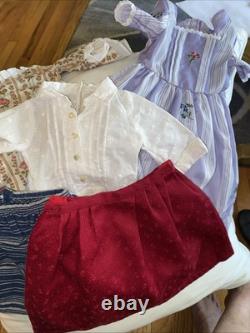 PLEASANT COMPANY Doll Lot Of 7 Historic pieces/ Outfits 18 Inch RETIRED