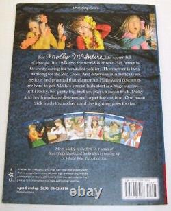 PLEASANT CO/American Girl MOLLY DOLL, BOOK & GOLD RIM GLASSES 1st EditionNIB