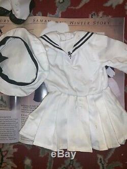 Pleasant Co. American Girl Samantha 1991 Summer Story Dress, Accessories