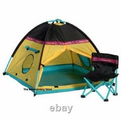 Pleasant Company American Girl CAMPING TENT & CHAIR for Two 18 Dolls New in Box