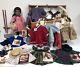 Pleasant Company American Girl Doll Addy Walker, 10 Outfits, Wood Trunk-Original