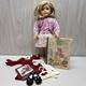 Pleasant Company American Girl Doll KIT KITTREDGE Meet withBook & Christmas Outfit