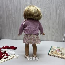 Pleasant Company American Girl Doll KIT KITTREDGE Meet withBook & Christmas Outfit