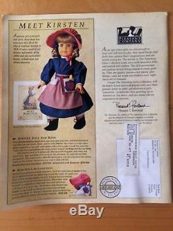 Pleasant Company American Girl Doll Kirsten NIB Signed by Pleasant T Rowland
