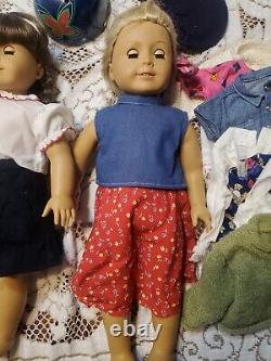 Pleasant Company American Girl Doll lot. 2 dolls + accessories