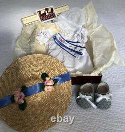 Pleasant Company American Girl Felicity summer gown outfit + Box 1992 retired