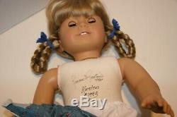 Pleasant Company American Girl KIRSTEN doll SIGNED MIB wCertificate Authenticity