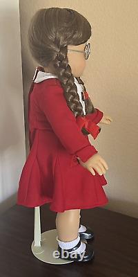 Pleasant Company American Girl Molly McIntyre Tilly Red Dress & Accessories VG