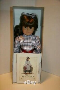 Pleasant Company American Girl SAMANTHA doll SIGNED MIB