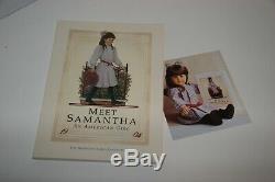 Pleasant Company American Girl SAMANTHA doll SIGNED MIB