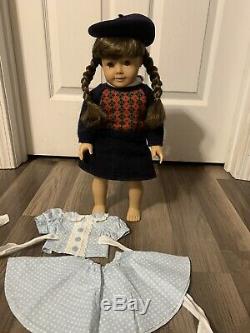 Pleasant Company American Girl White Body Molly Doll In Meet Outfit