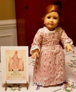 Pleasant Company Felicity Doll & 1st Edition HC Meet Felicity Book