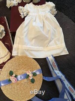 Pleasant Company Felicity Lot Tea Lesson Riding Habit Summer Gown American Girl