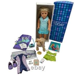 Pleasant Company GOTY 2003 American Girl Doll Meet Kailey Hopkins With Box Dog