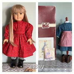 Pleasant Company White Body Kirsten 18 Doll Tinsel Hair American Girl Box LOT